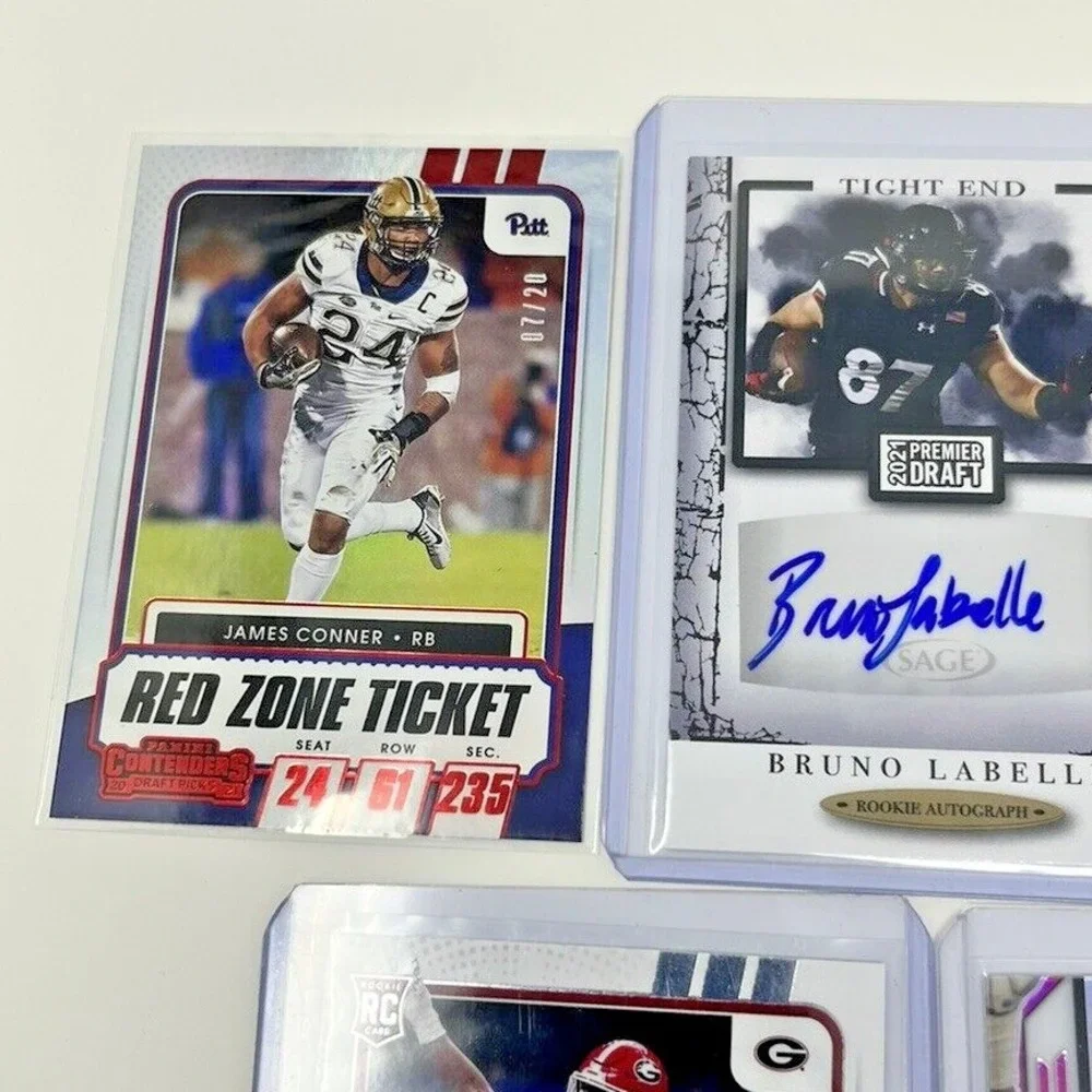 2021 Panini Leaf SAGE Football Rookie Autograph Card Lot‎ James Conner /20 NEW